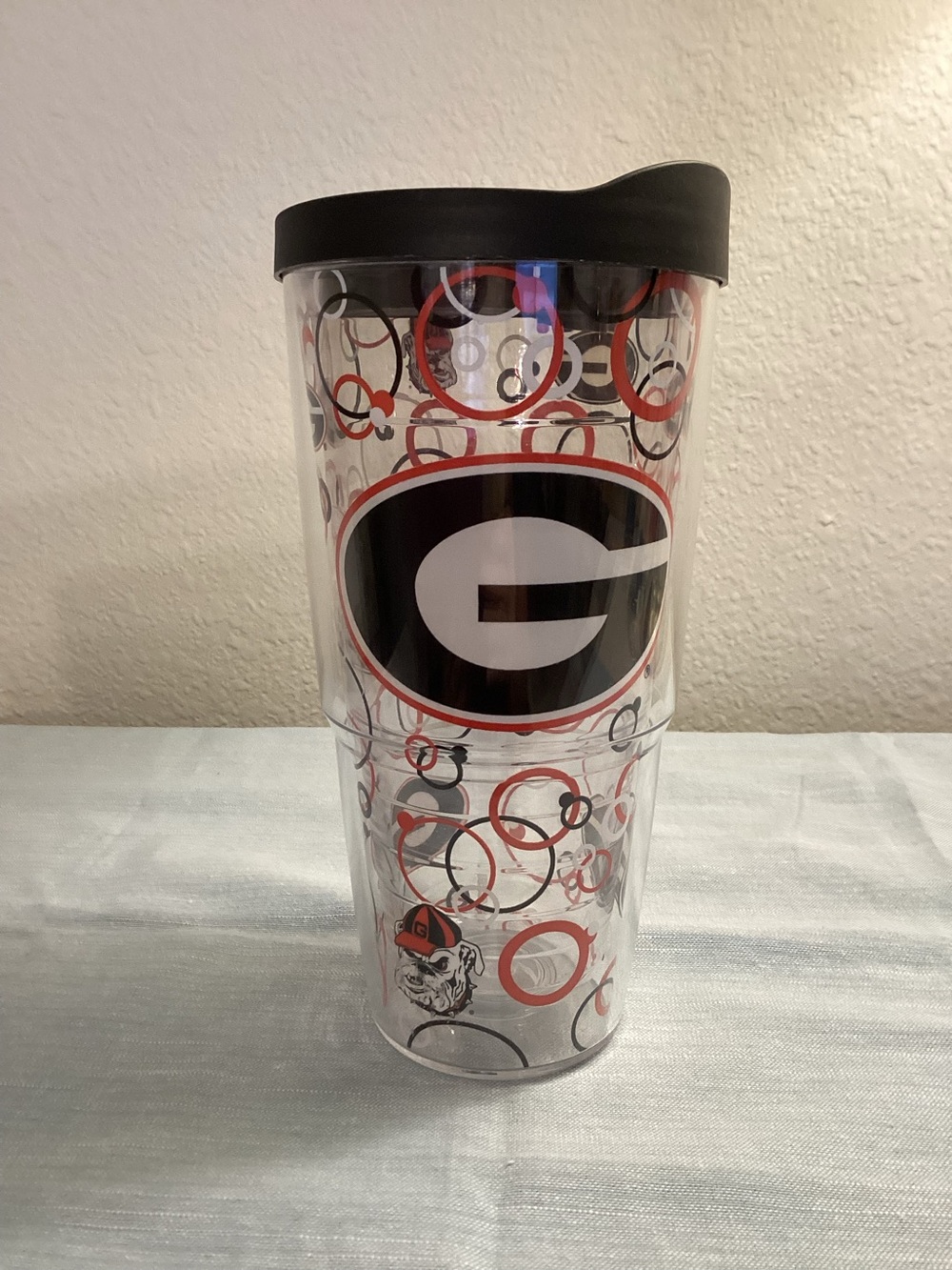 Tervis Georgia Bulldogs 24oz Insulated Plastic Tumbler w/Lid